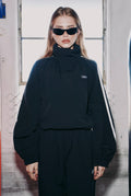 Fight Night Zip Windbreaker | Black