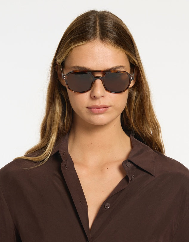 Subliminal Sunglasses | Brown Tort