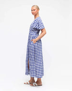 Lyra Gingham Maxi Dress