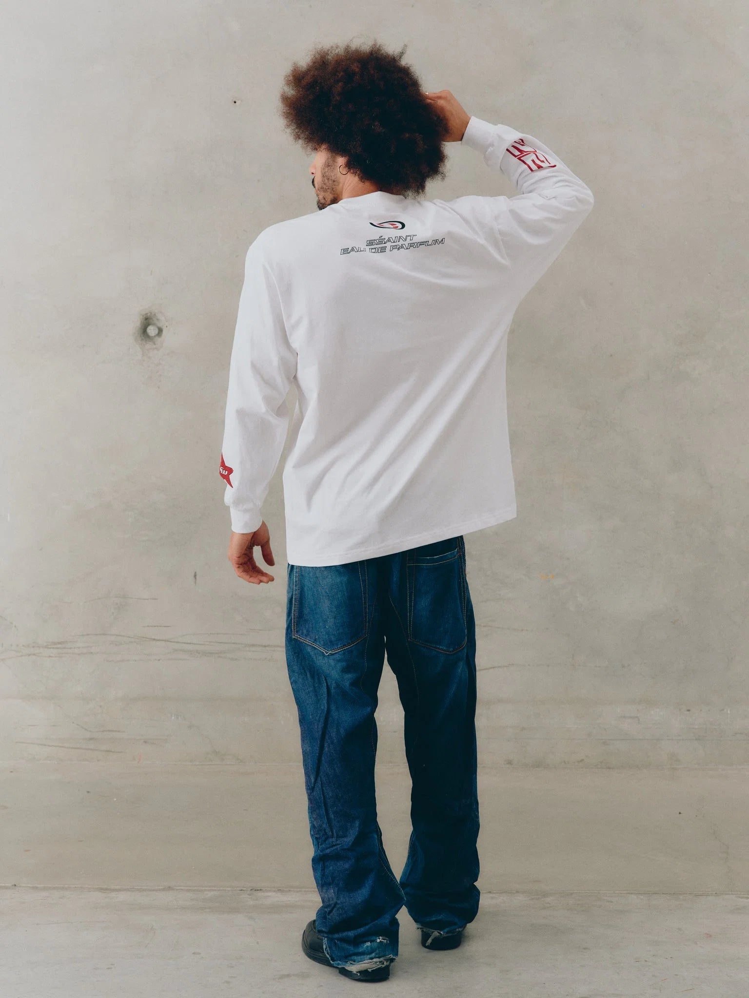 Signature Moto Tee | White