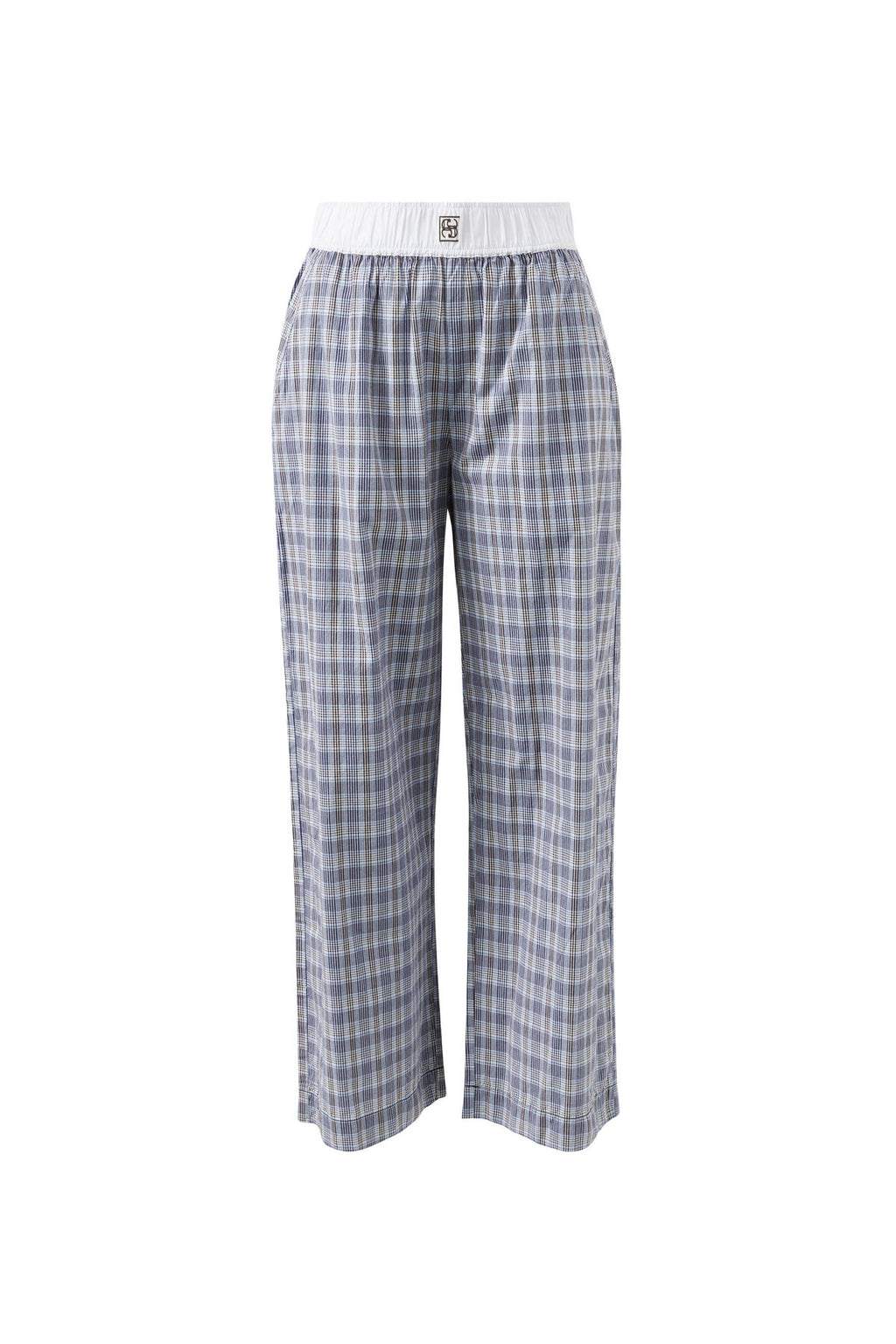 The Lounge Pant | Blue & Choc Check