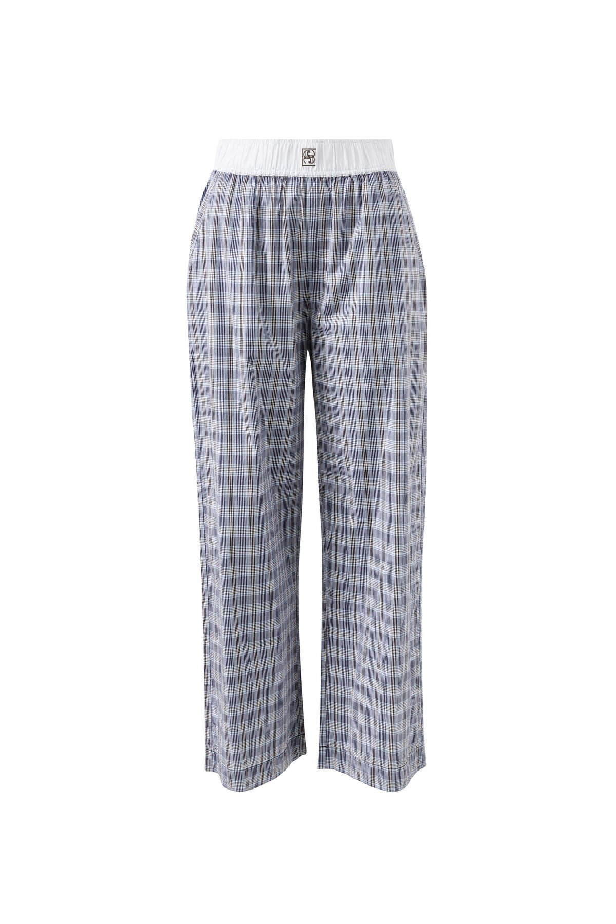 The Lounge Pant | Blue & Choc Check