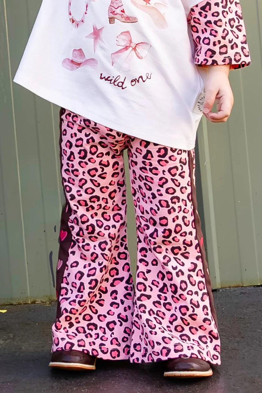 Heart Flares | Pink Leopard