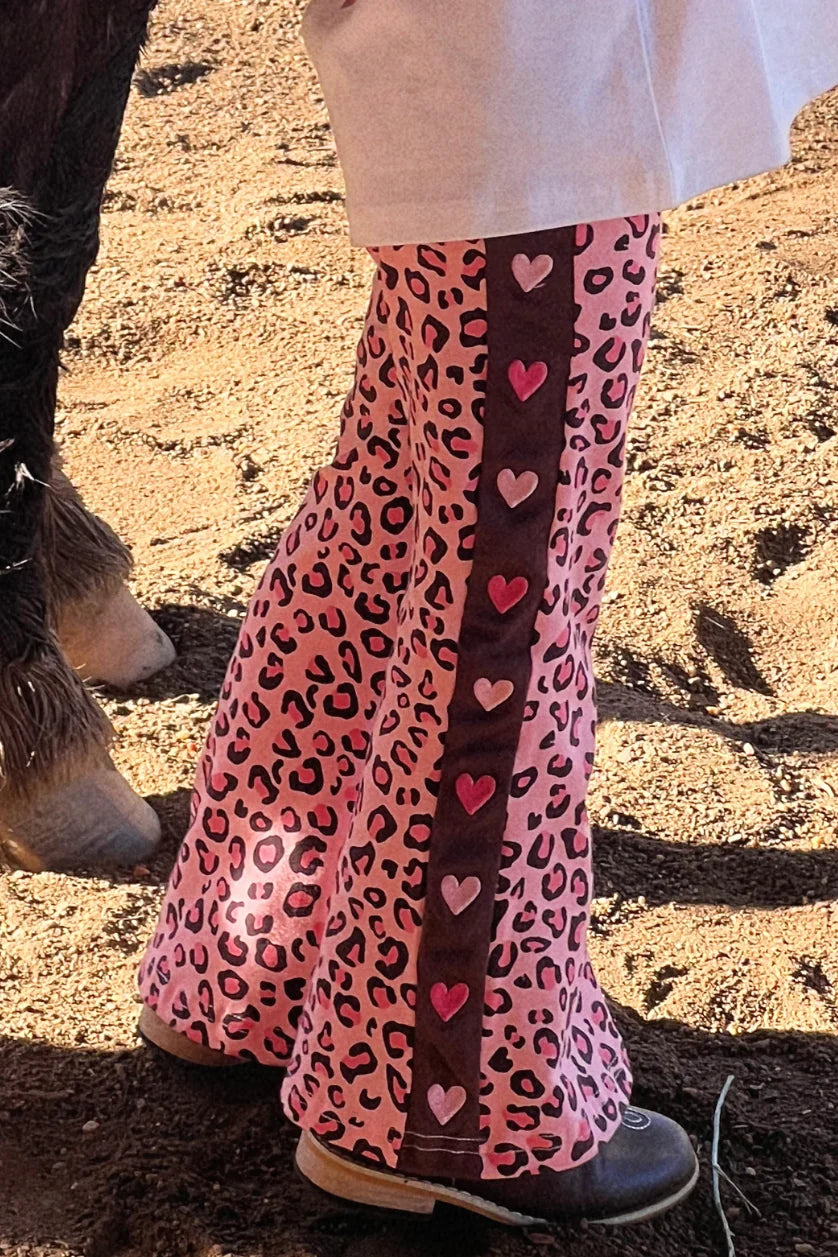Heart Flares | Pink Leopard