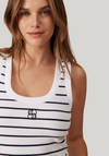 Zoe Contour Rib Scoop Tank