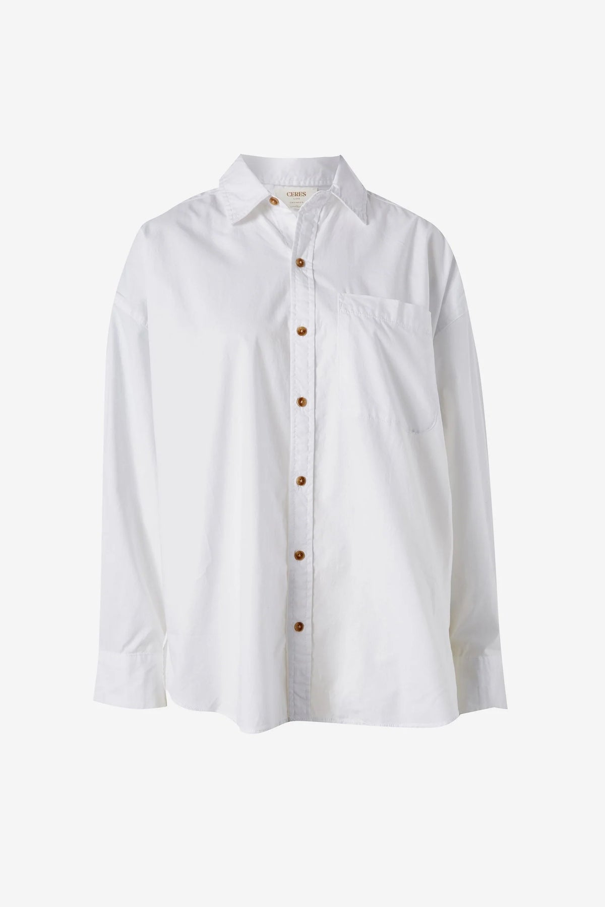 Peta Oversized Shirt | White
