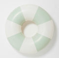 Tube Pool Ring | Soft Olive Stripe