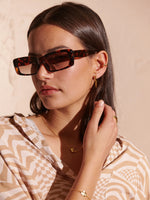 Andie Rectangle Sunglasses - Tort