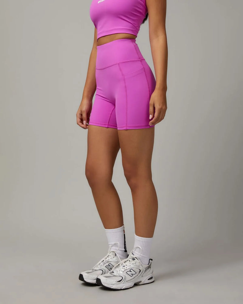 Flex 5-inch Bike Shorts - Hot Pink