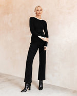 India Knit Pants - Black