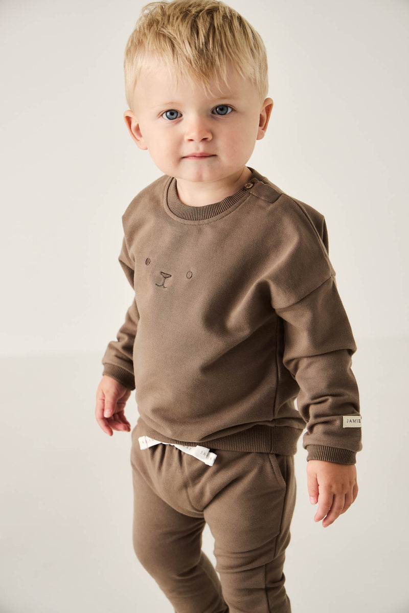 Organic Cotton Morgan Track Pant - Bear