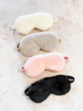 Fluffy Satin Eye Mask