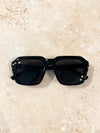 Delaney Oversized Sunglasses in Black