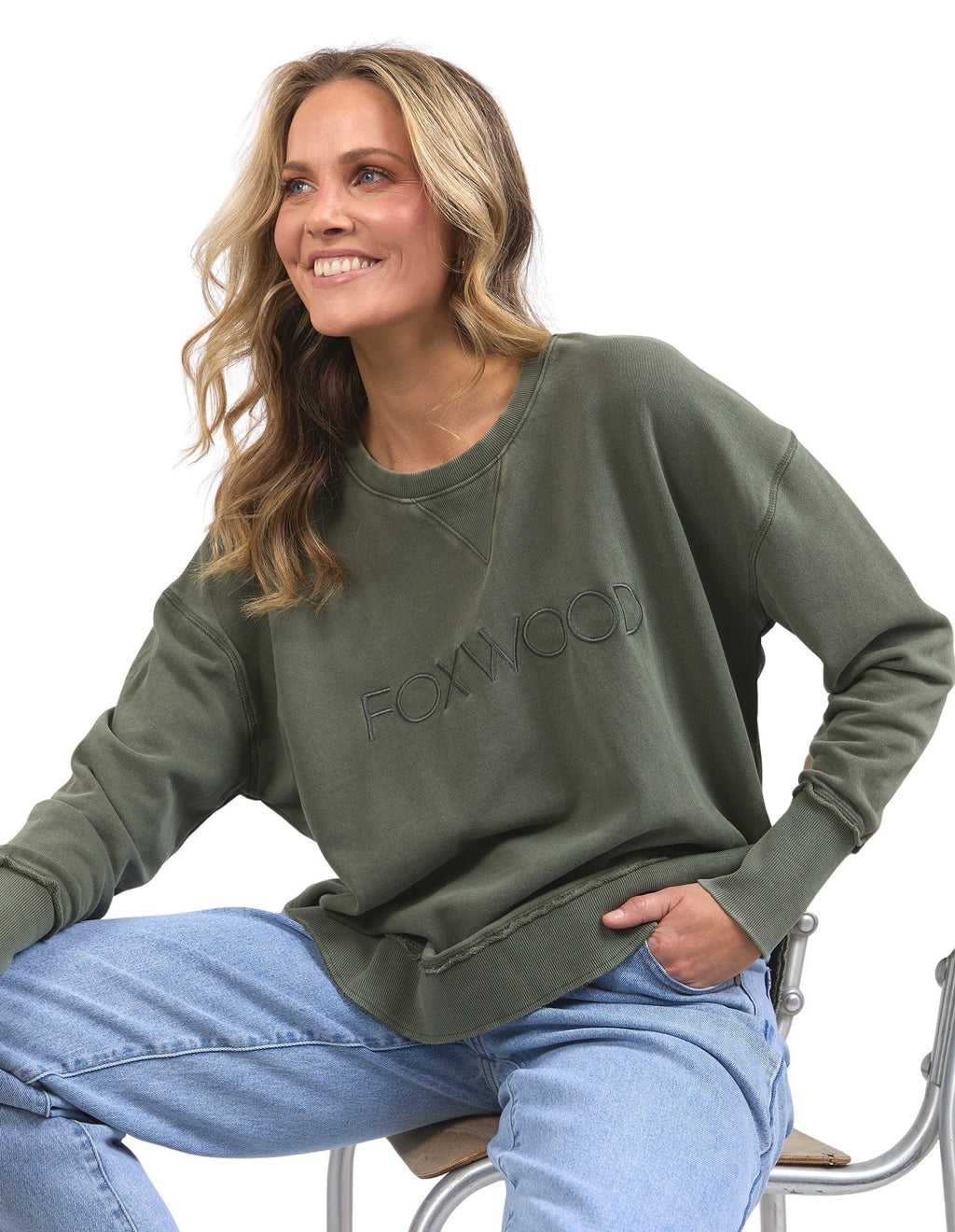 Foxwood Simplified Crew - Khaki