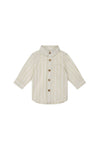 Quentin Woven Shirt - Fog/Cloud Stripe