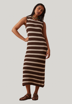 Margot Mesh Knit Tank Midi Dress