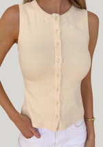 Salis Singlet - Cream