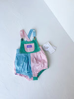 Bowie Bubble Romper - Colourblock