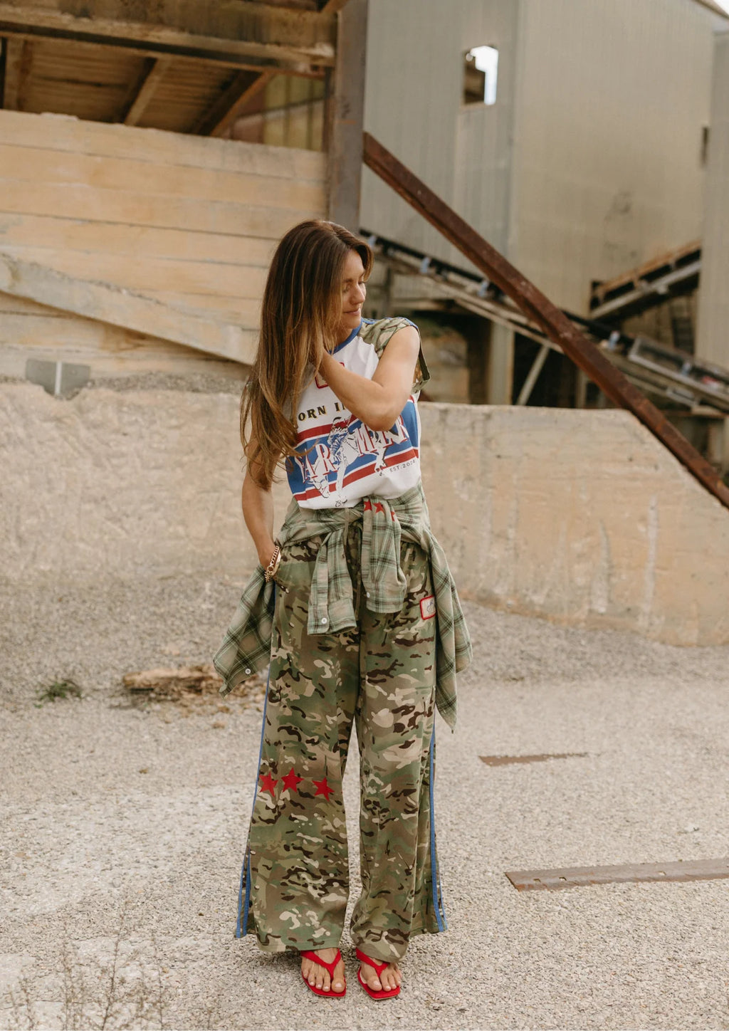 {Coming Soon} Camo Jersey Track Pant