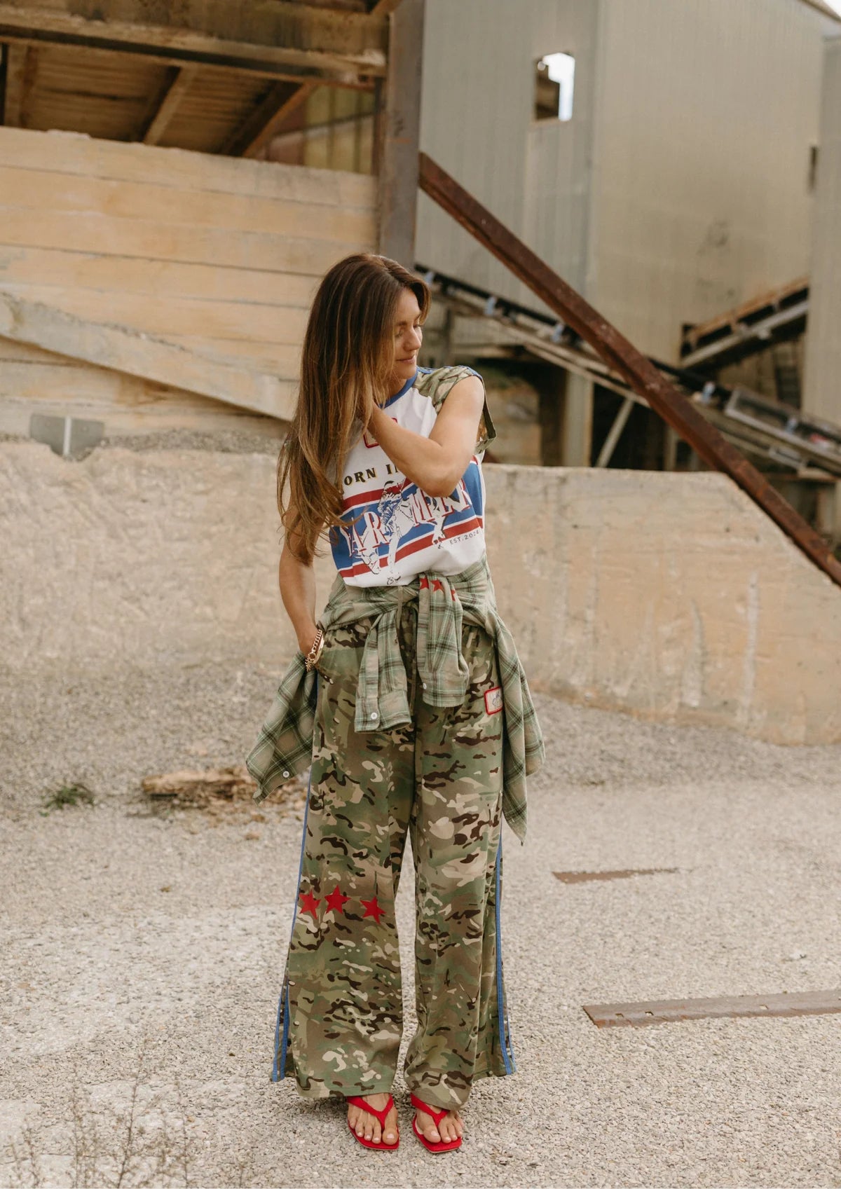 {Coming Soon} Camo Jersey Track Pant