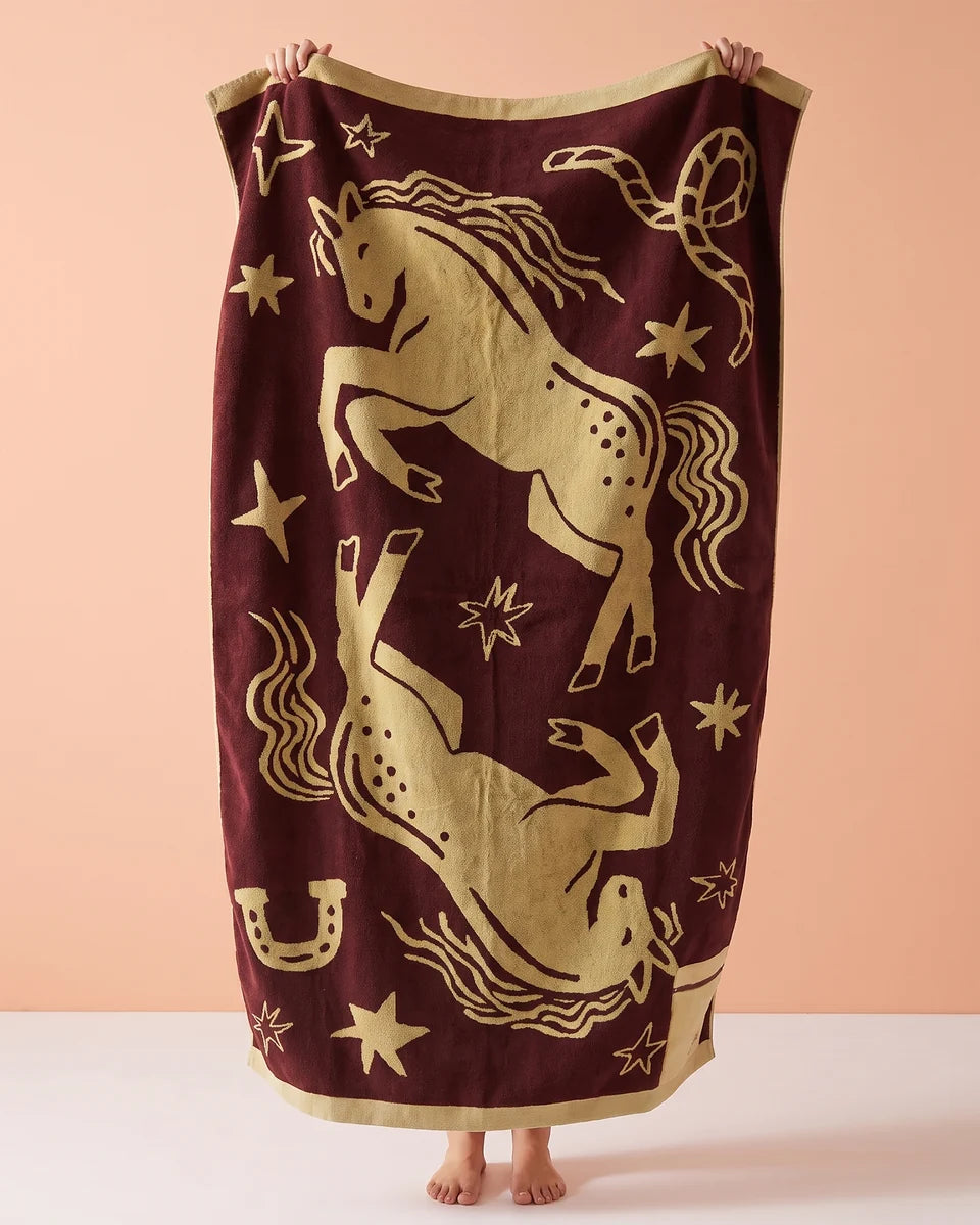 Premium Cotton Beach Towel | Homestead