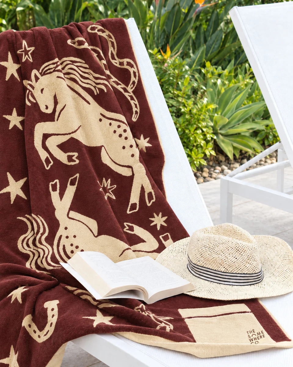 Premium Cotton Beach Towel | Homestead