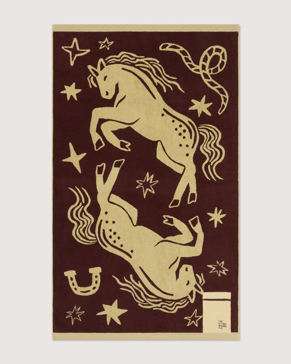 Premium Cotton Beach Towel | Homestead