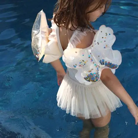 Cotton Candy Glitter Arm Bands