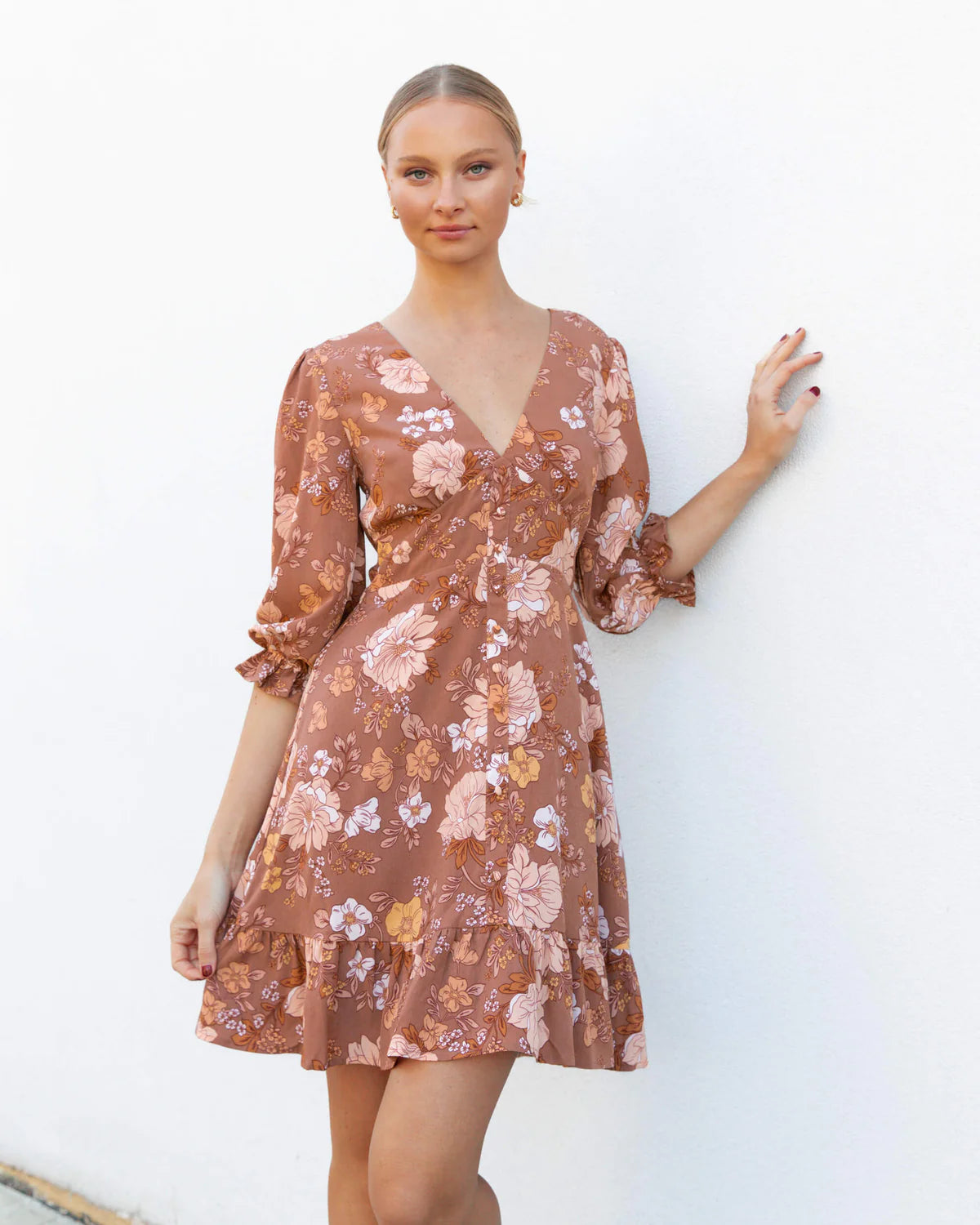 Isabella Frill Mini Dress