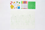 WIPEABLE SILICONE COLOURING MAT - Friends