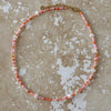 Spring - Necklace :Gold Stainless Steel / Adult Necklace 40-45cm / Mile (Multi Pearl)