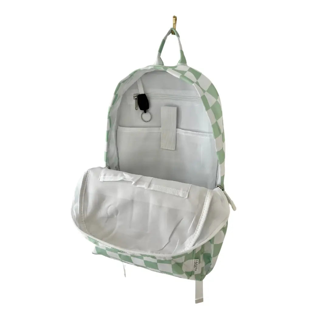 Checkered Backpack