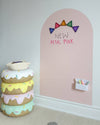 Magic Playwall | Arch Magnetic Wall Decal for Kids: Caramel