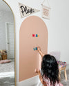 Magic Playwall | Arch Magnetic Wall Decal for Kids: Caramel
