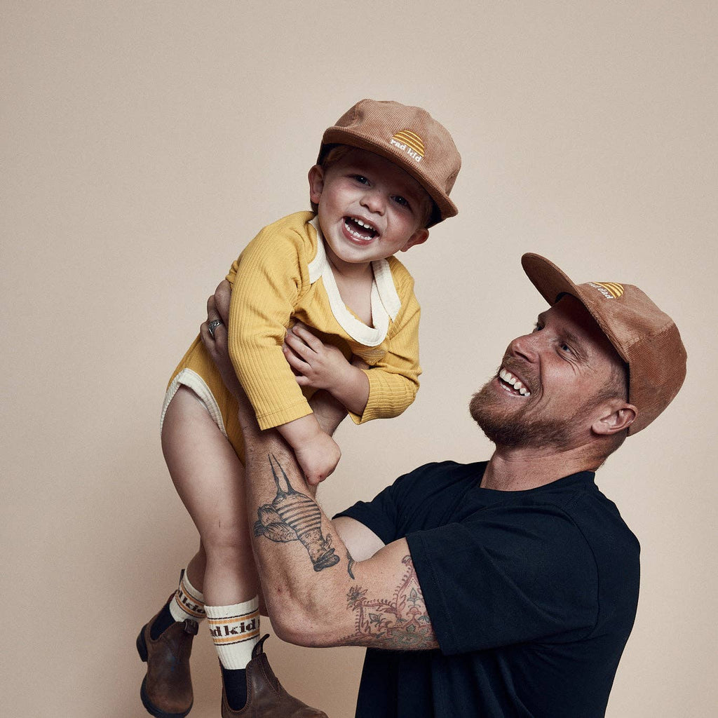 Rad Kid Cord Cap - Tan: BABY