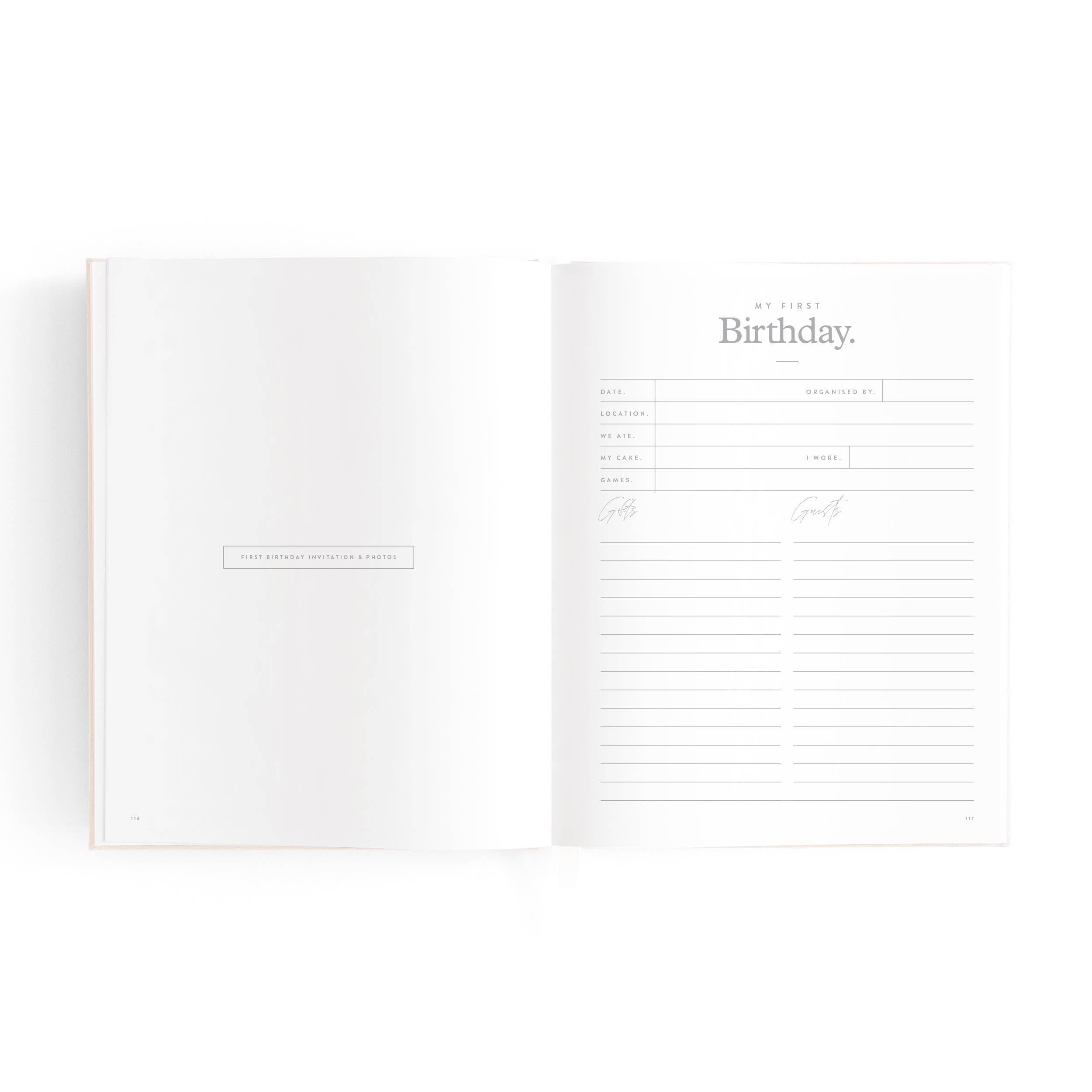 Mini Baby Book Oatmeal