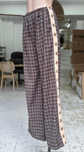 Gingham Star Racer Pant