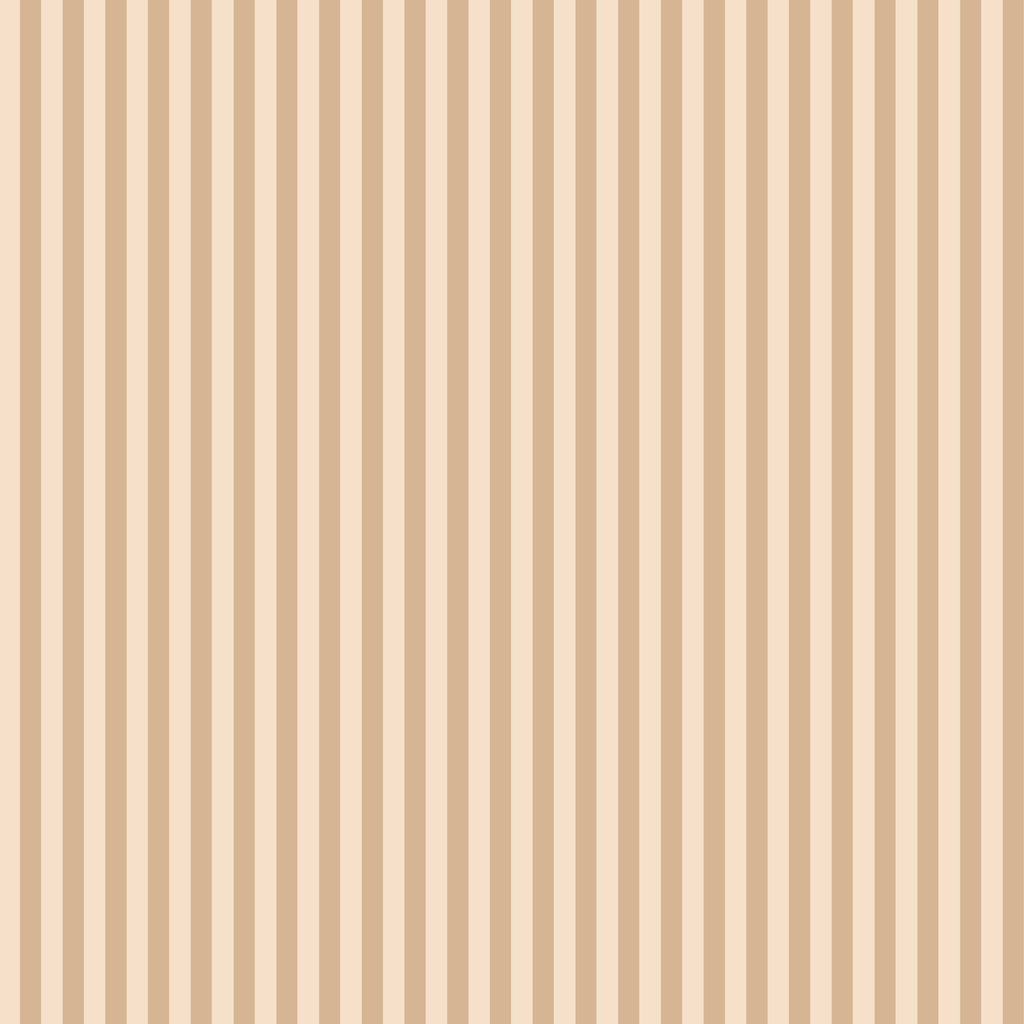 Coffee Stripe Organic Fitted Bassinet Sheet/Change Pad Cover