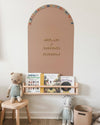 Magic Playwall | Arch Magnetic Wall Decal for Kids: Caramel
