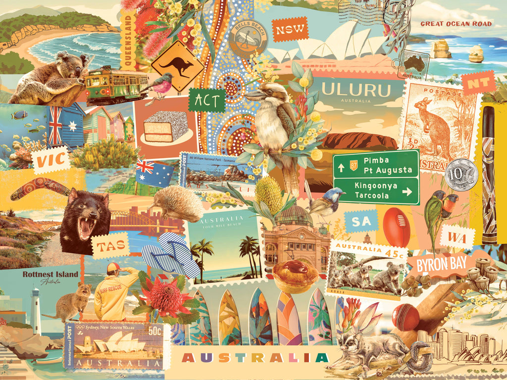 1000 Piece Puzzle Aussie Road Trip