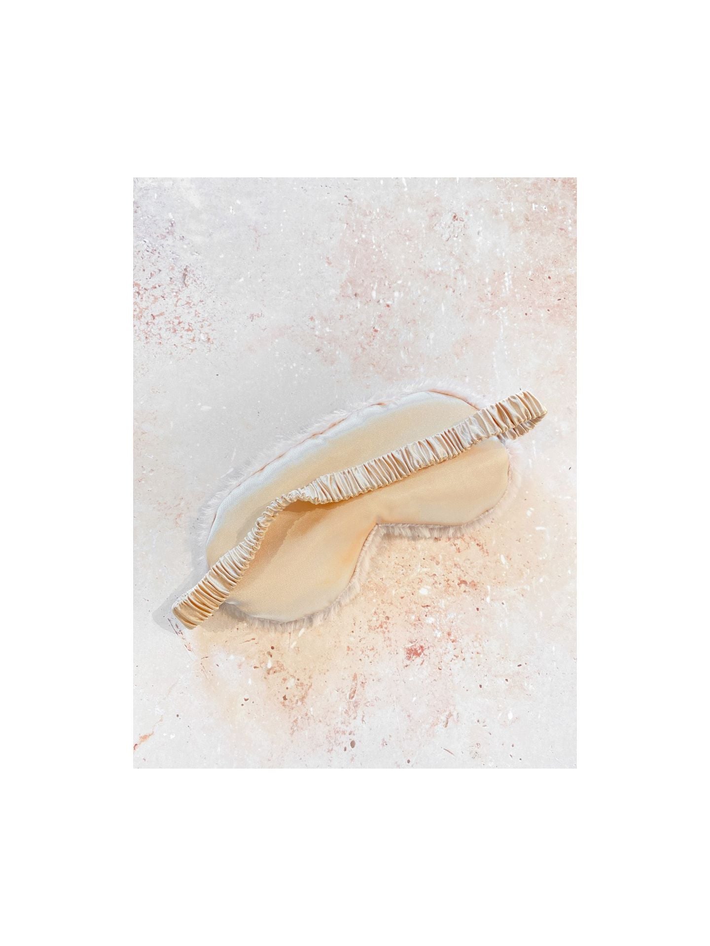 Fluffy Satin Eye Mask