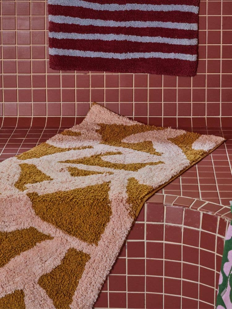 Abstract Bath Runner