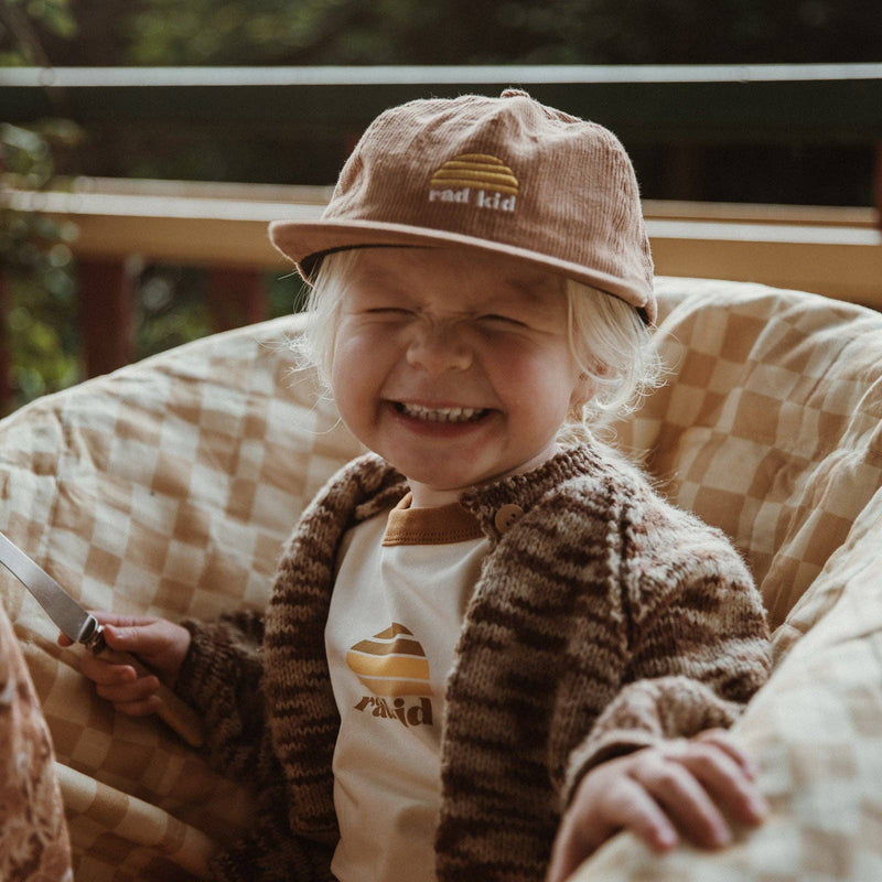 Rad Kid Cord Cap - Tan: BABY