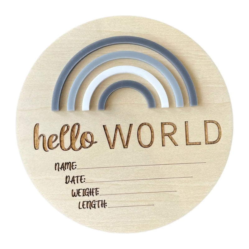 Hello World Plaque