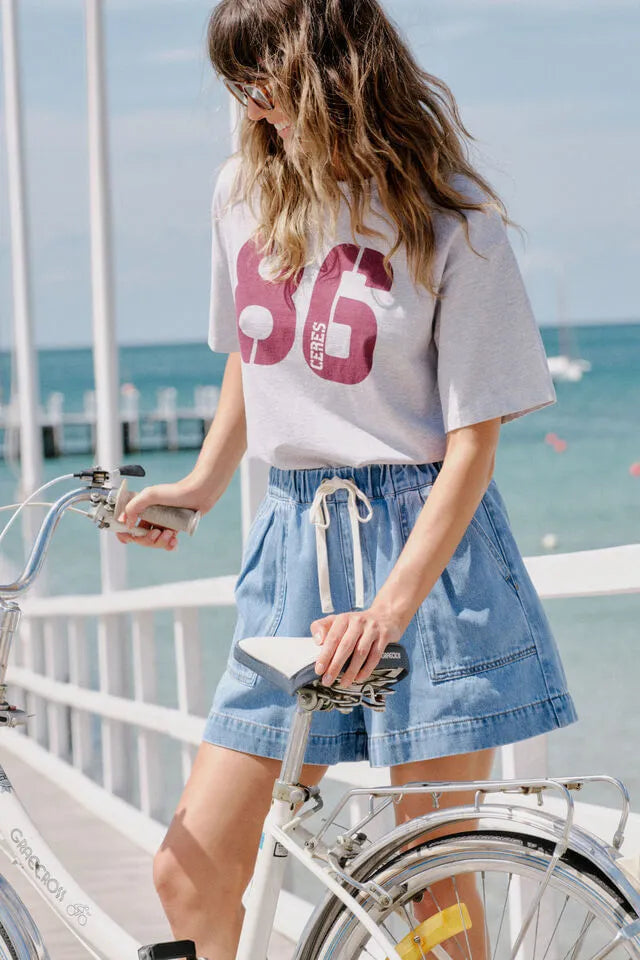Darcy Relaxed Everyday Short | Mid Blue