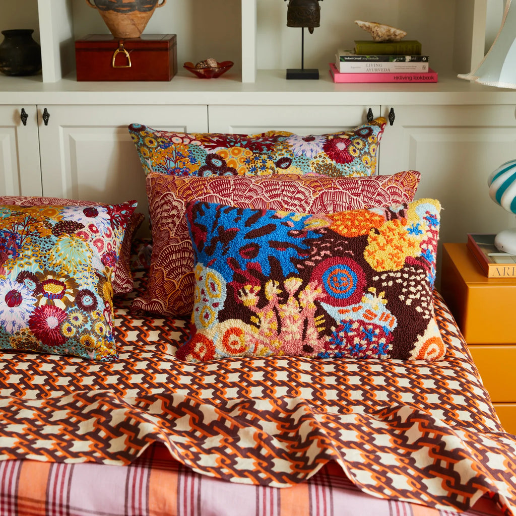 Coralie Punch Needle Cushion
