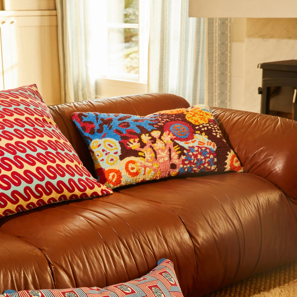 Coralie Punch Needle Cushion