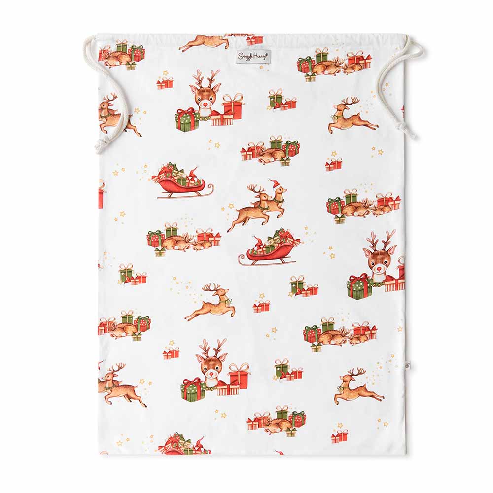 Reindeer Organic Santa Sack