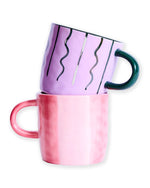 Pink Stripe Mug 2P Set