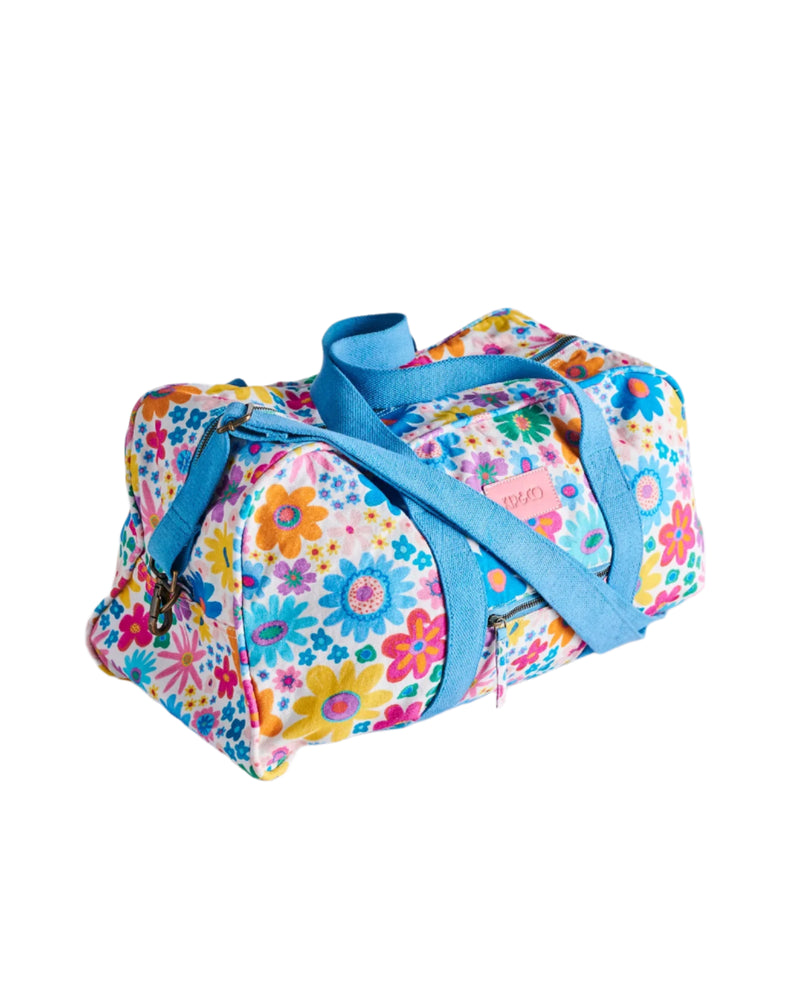 Rainbow Flowers Duffle Bag